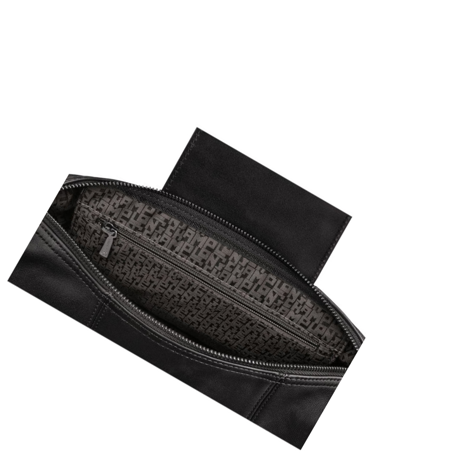Longchamp Le Pliage Cuir Rugzak Dames Zwart | NL-AB50174