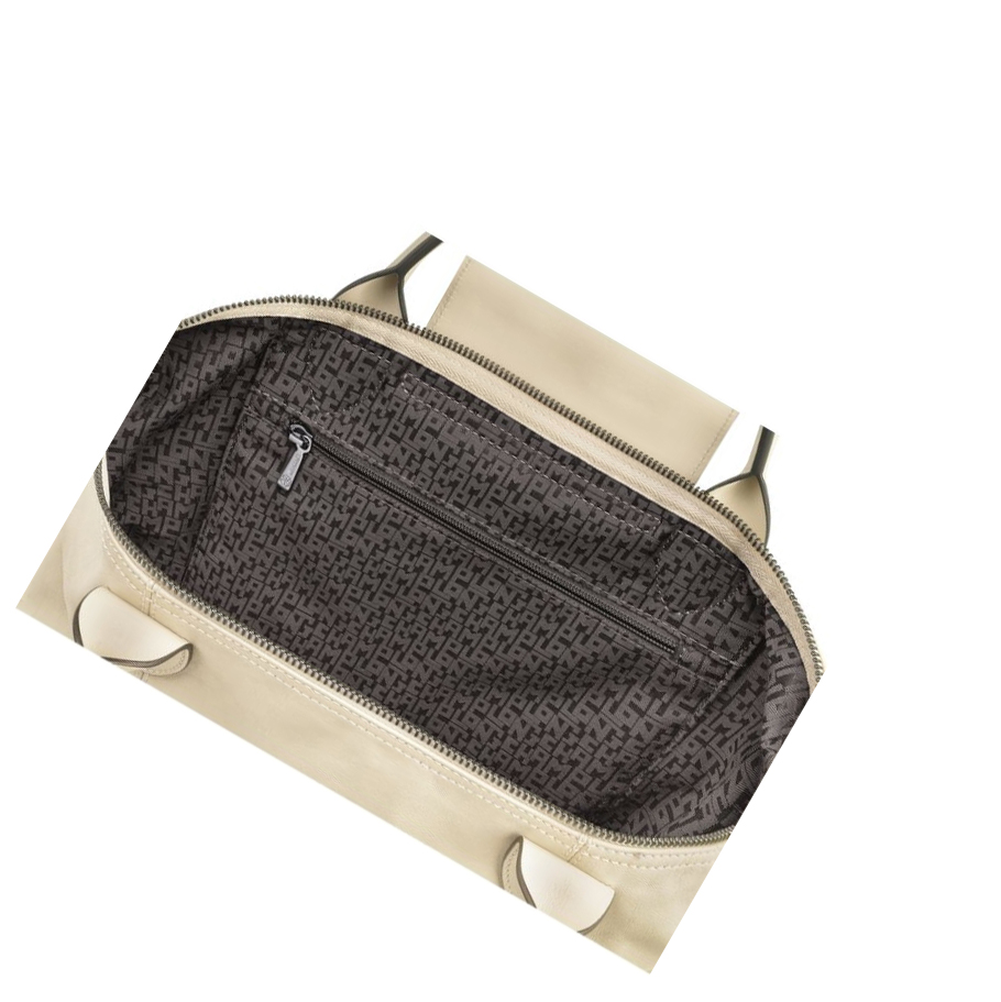 Longchamp Le Pliage Cuir S Handtas Dames Beige | NL-KF35942