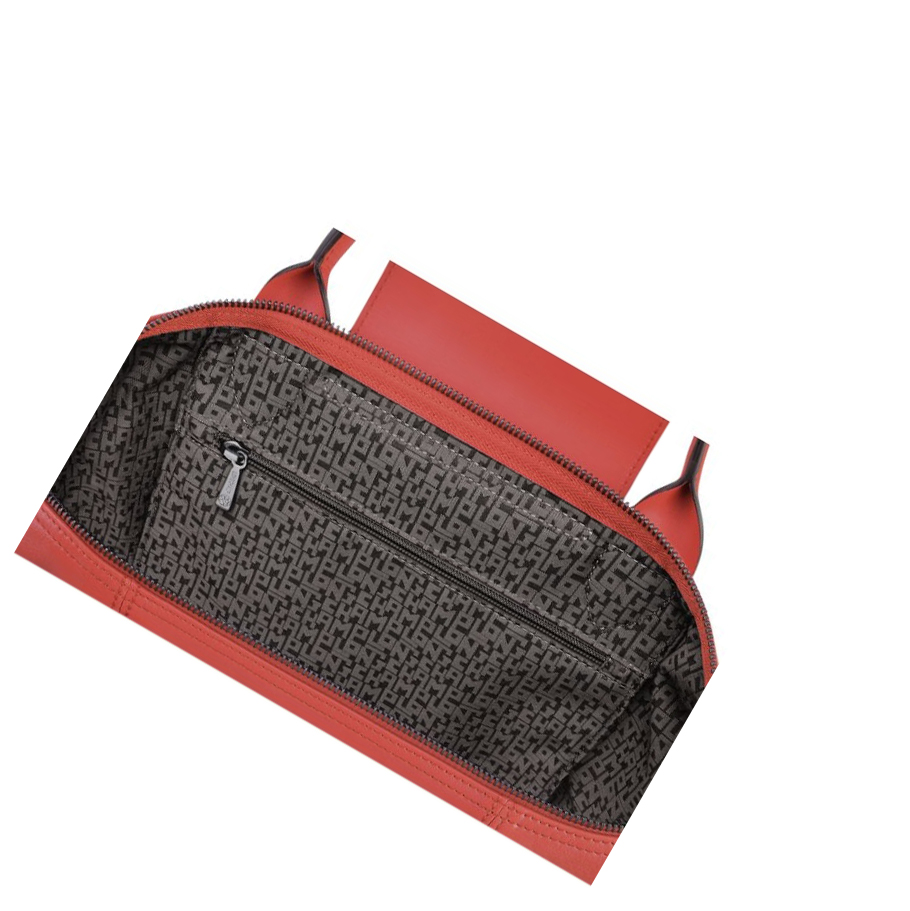 Longchamp Le Pliage Cuir S Handtas Dames Rood | NL-YD96328