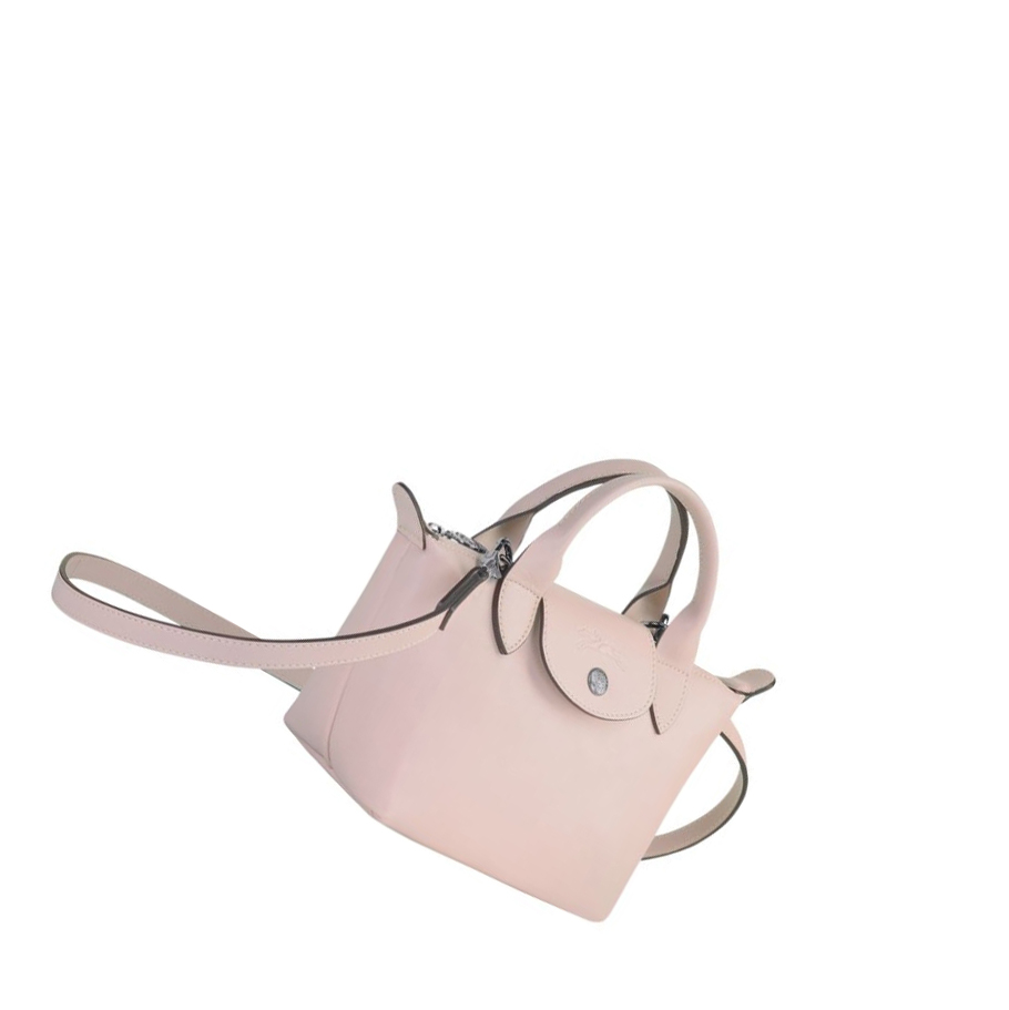 Longchamp Le Pliage Cuir XS Handtas Dames Roze | NL-VU71053