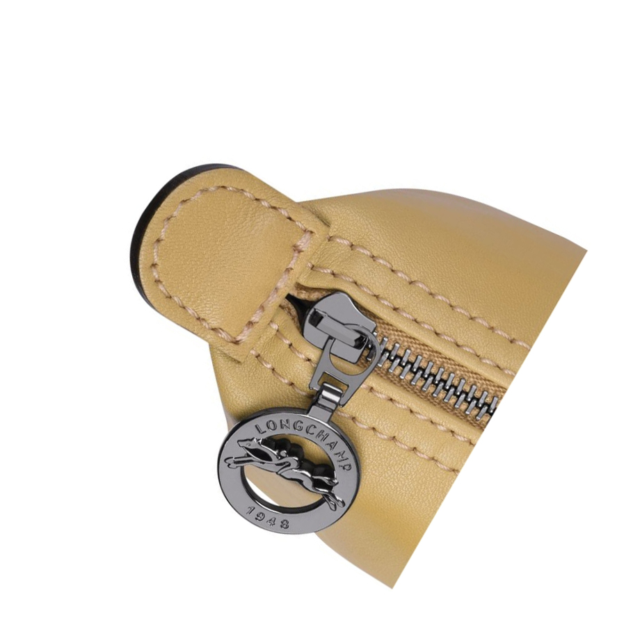 Longchamp Le Pliage Cuir Zak Dames Beige | NL-ZE19026