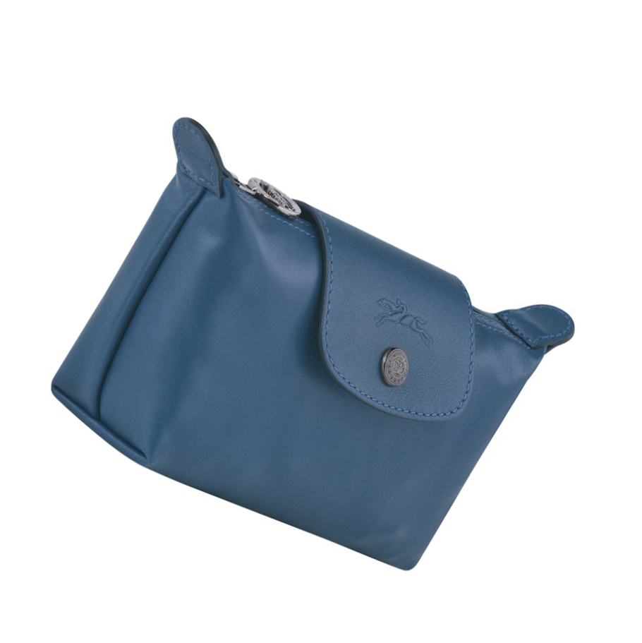 Longchamp Le Pliage Cuir Zak Dames Blauw | NL-MI71264
