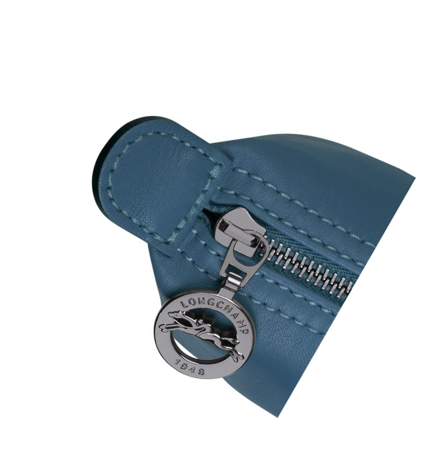 Longchamp Le Pliage Cuir Zak Dames Blauw | NL-MI71264