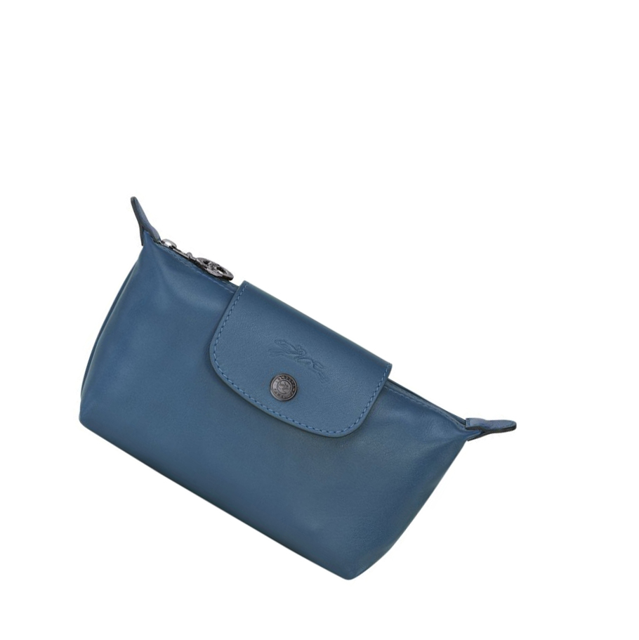 Longchamp Le Pliage Cuir Zak Dames Blauw | NL-MI71264