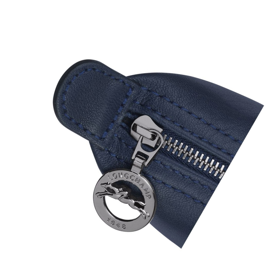 Longchamp Le Pliage Cuir Zak Dames Donkerblauw | NL-KU10526