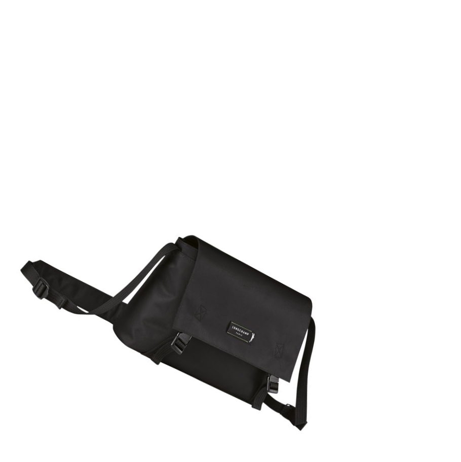 Longchamp Le Pliage Energy M Crossbodytassen Heren Zwart | NL-LF72406