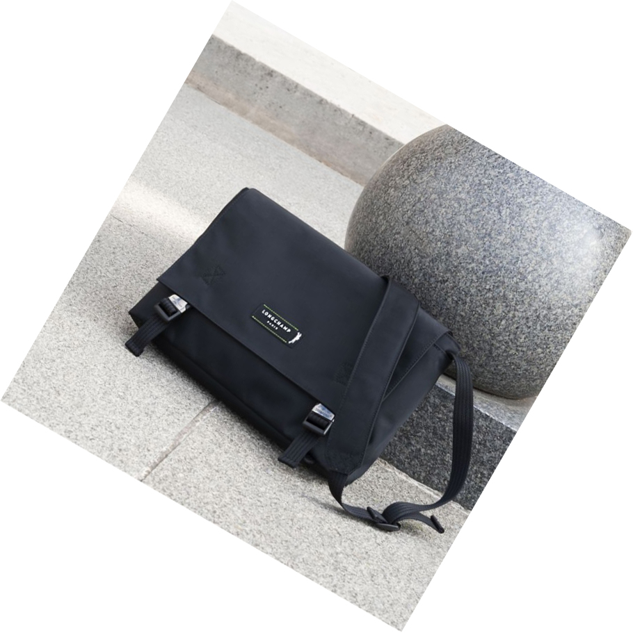 Longchamp Le Pliage Energy M Crossbodytassen Heren Zwart | NL-LF72406