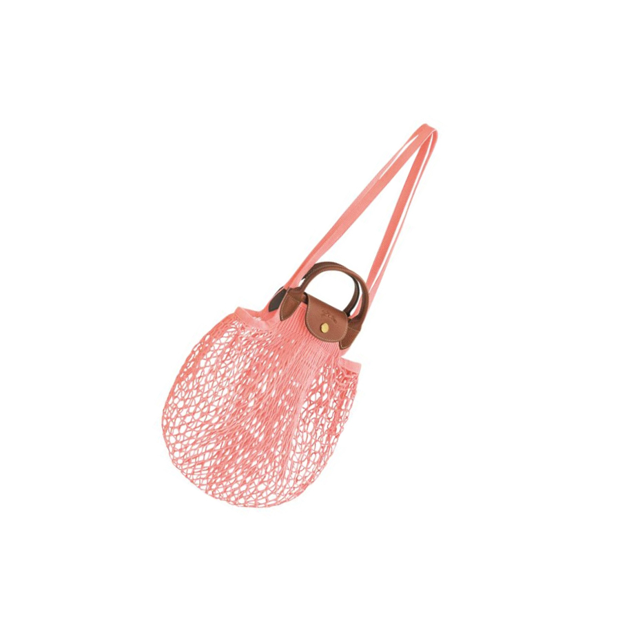 Longchamp Le Pliage Filet Schoudertassen Dames Roze | NL-CI46520
