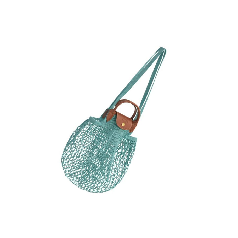 Longchamp Le Pliage Filet Schoudertassen Dames Blauw | NL-IH65742