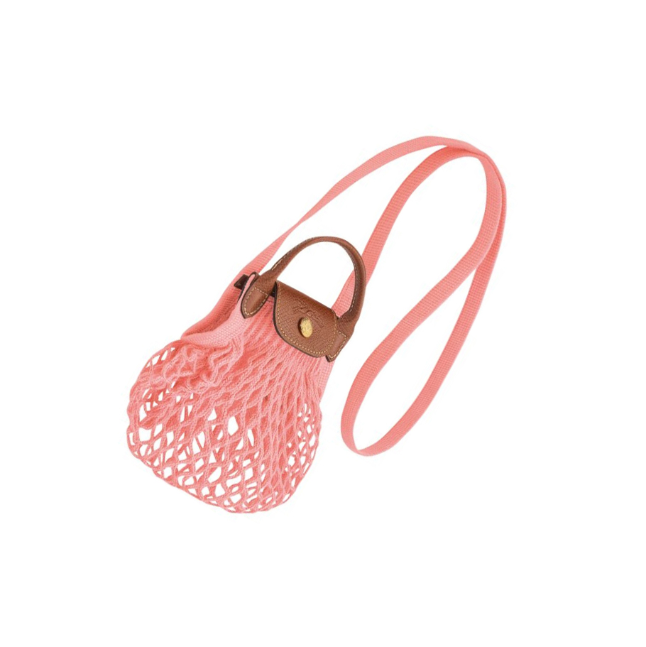 Longchamp Le Pliage Filet XS Crossbodytassen Dames Roze | NL-HO03281