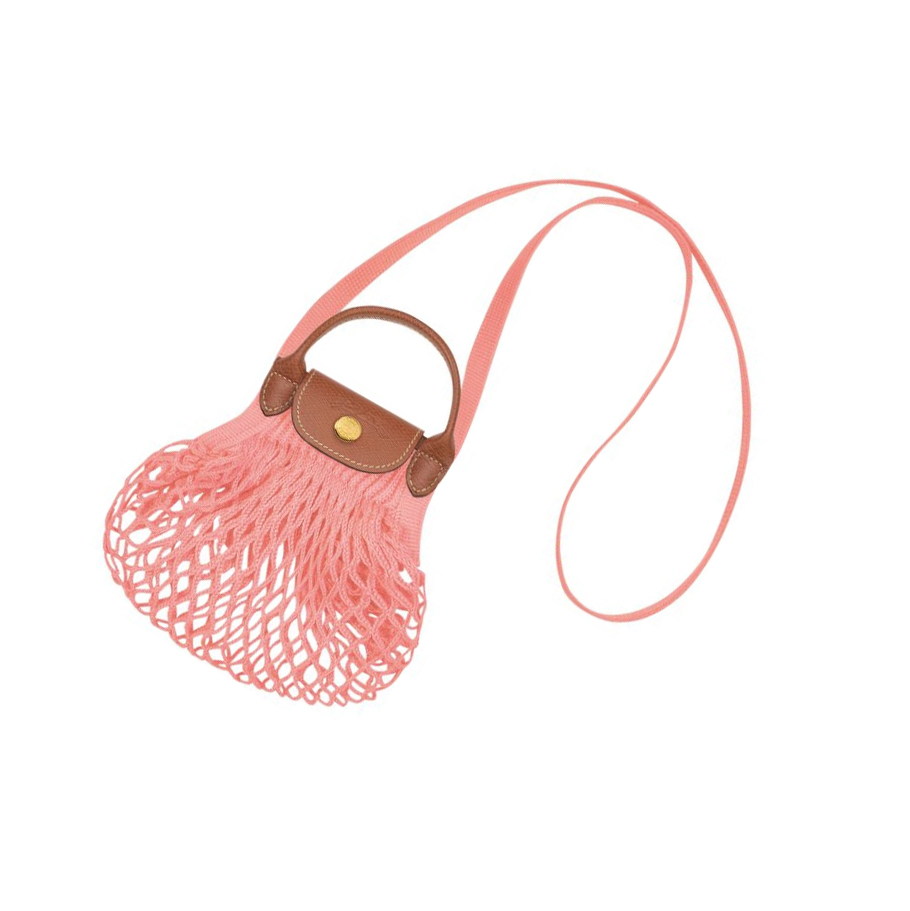 Longchamp Le Pliage Filet XS Crossbodytassen Dames Roze | NL-HO03281
