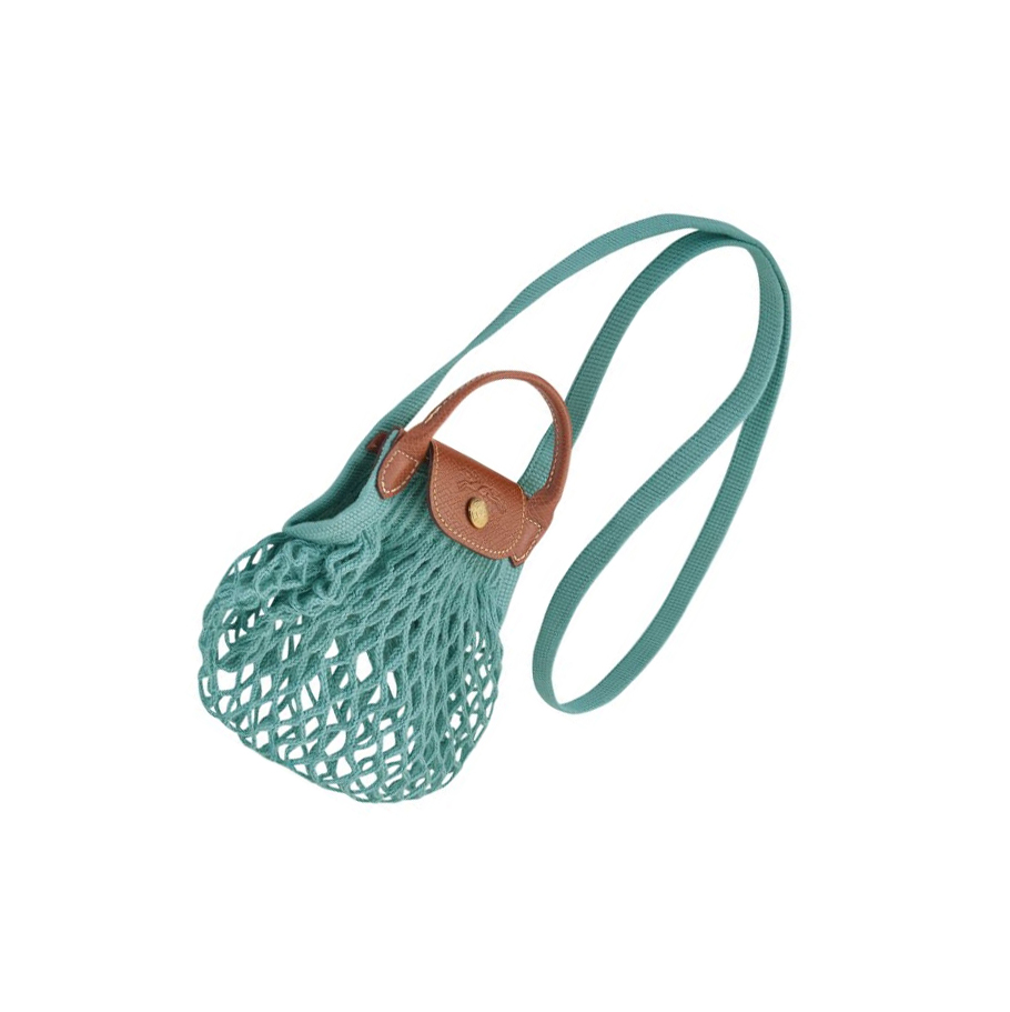 Longchamp Le Pliage Filet XS Crossbodytassen Dames Blauw | NL-KJ12496