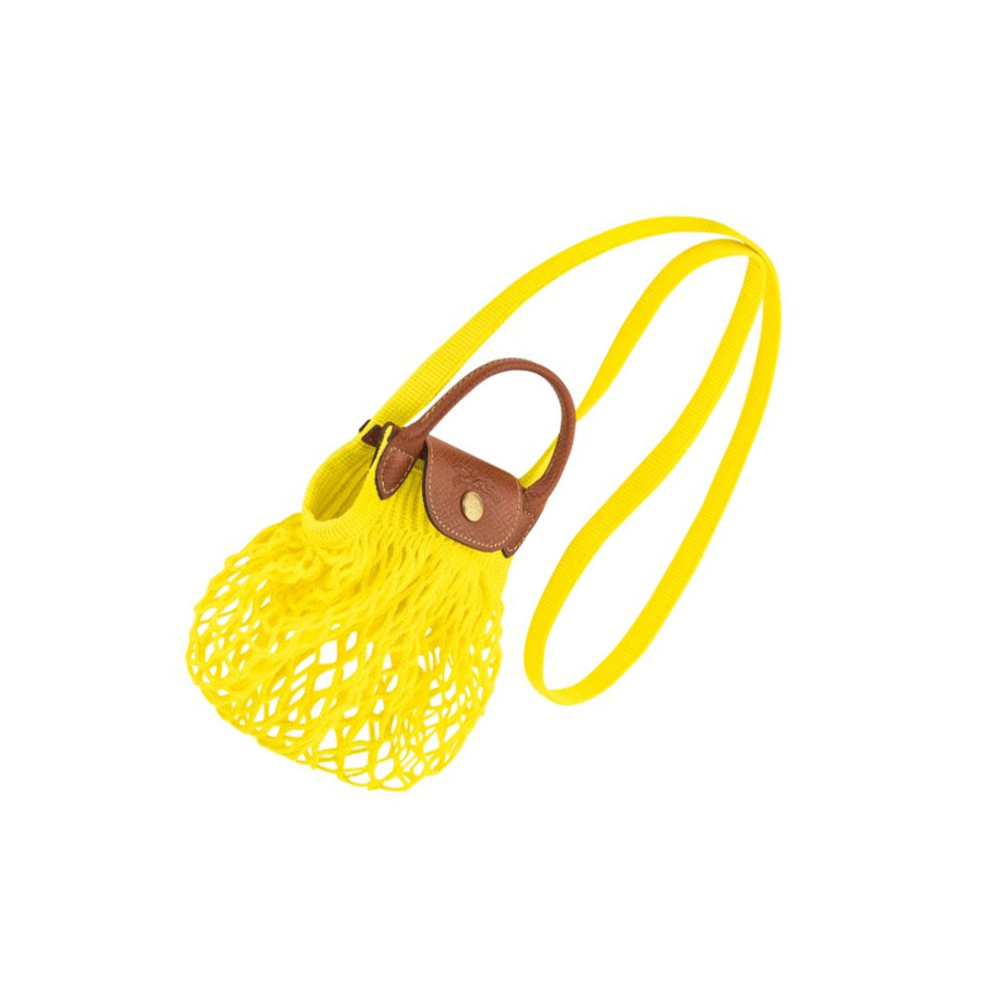 Longchamp Le Pliage Filet XS Crossbodytassen Dames Geel | NL-QZ79650