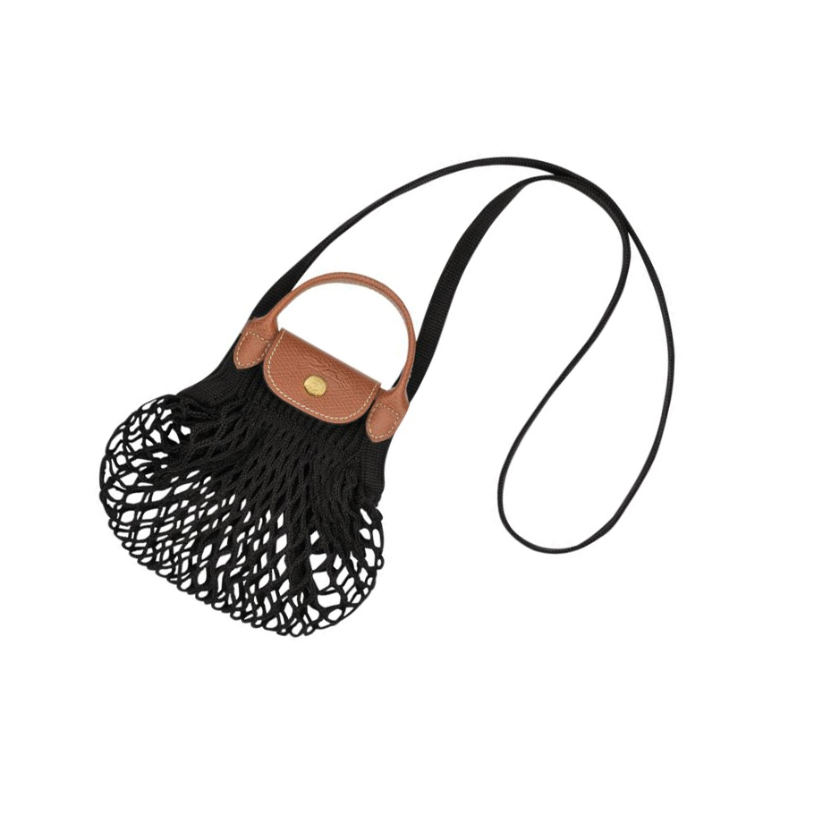 Longchamp Le Pliage Filet XS Crossbodytassen Dames Zwart | NL-ZC28954