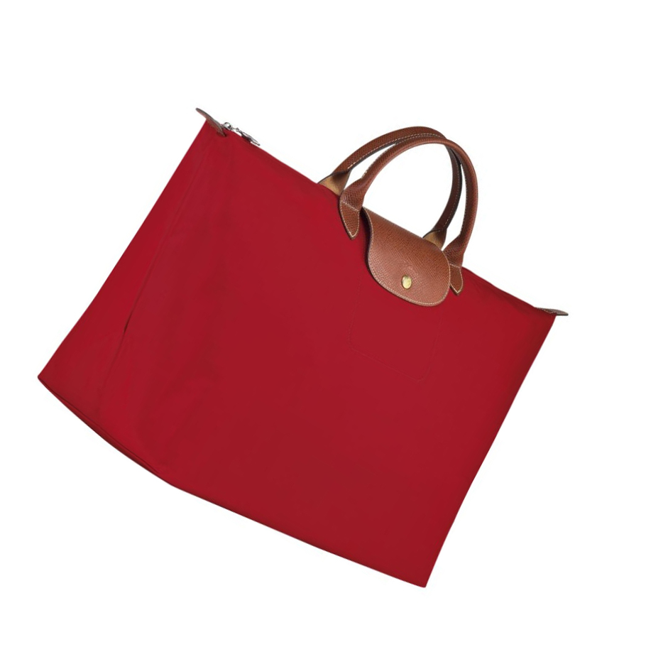 Longchamp Le Pliage L Reistas Heren Rood | NL-QP86204