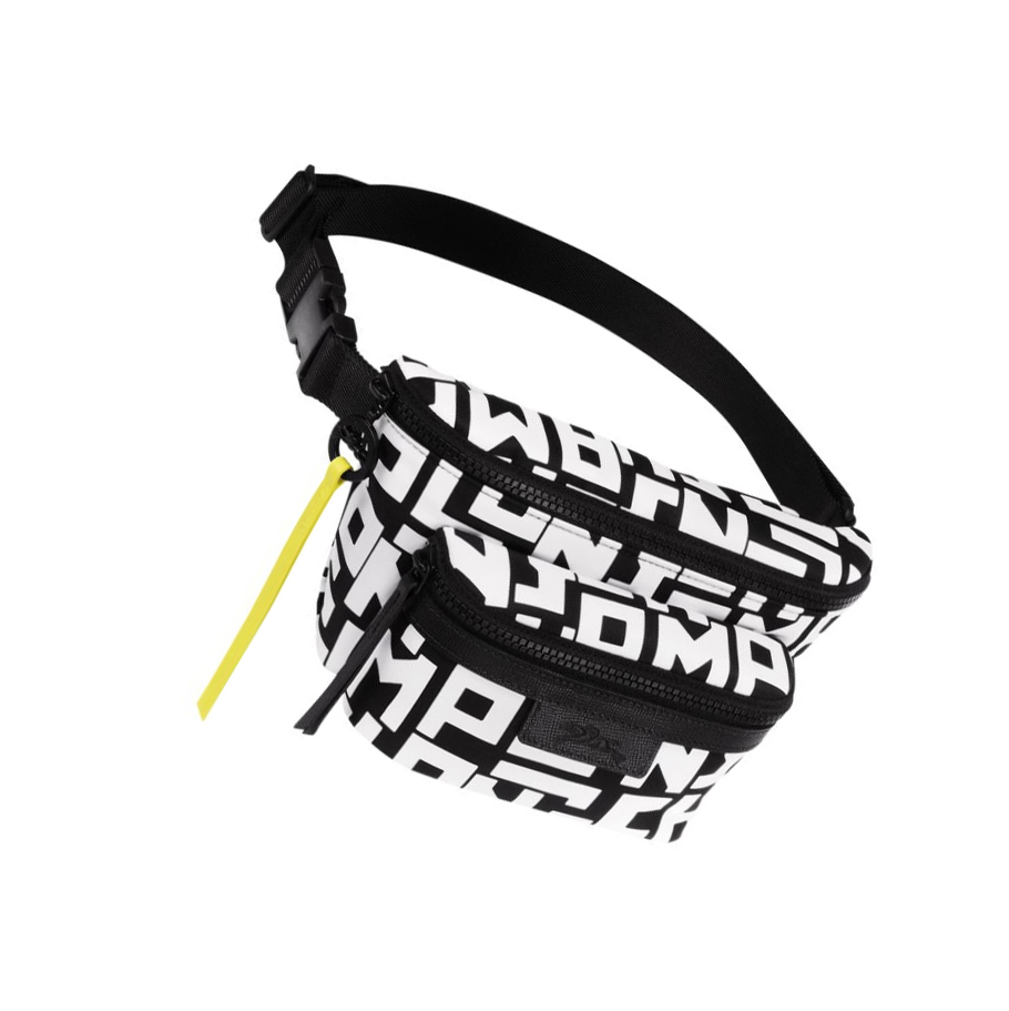 Longchamp Le Pliage Lgp M Heuptas Heren Zwart Wit | NL-AJ65217