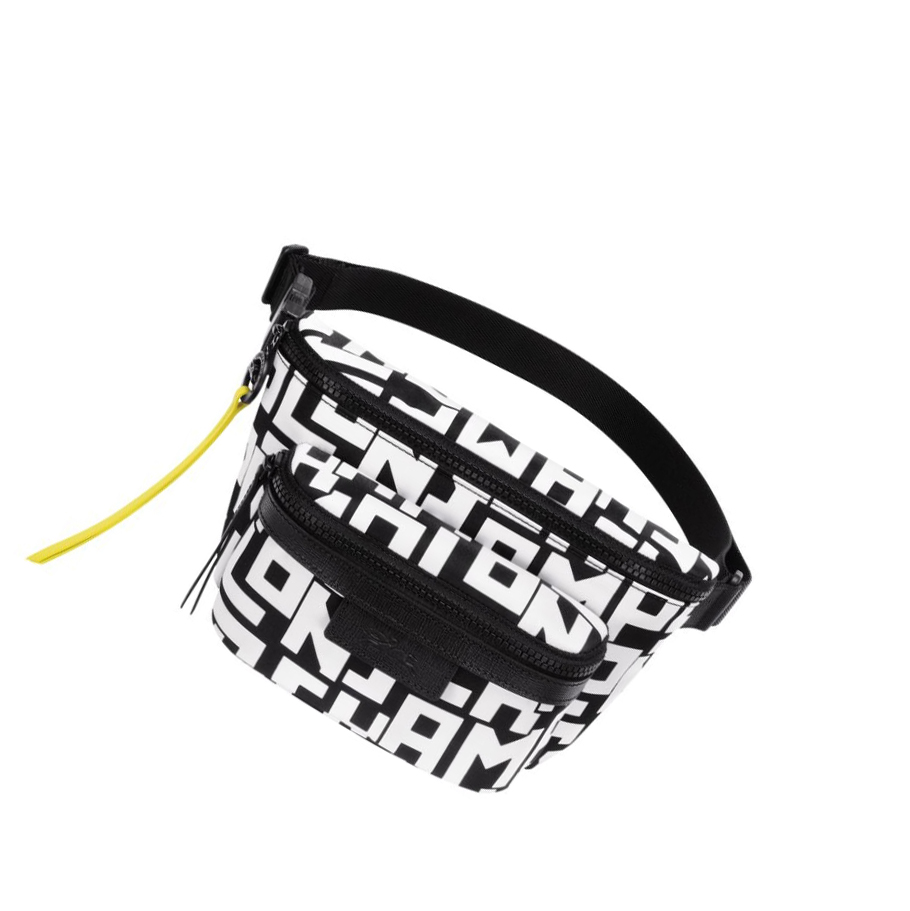 Longchamp Le Pliage Lgp M Heuptas Heren Zwart Wit | NL-AJ65217
