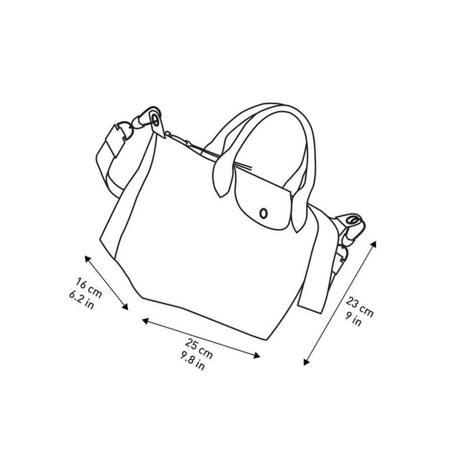 Longchamp Le Pliage Lgp S Handtas Dames Zwart Wit | NL-RZ07312