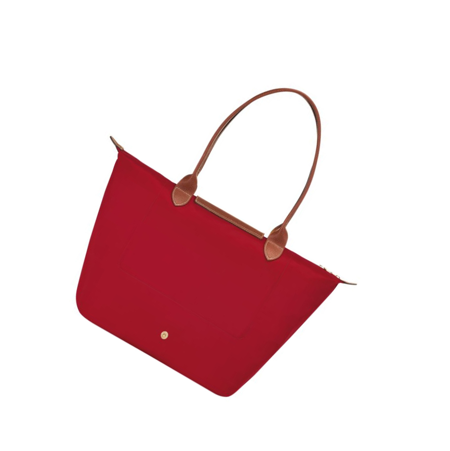 Longchamp Le Pliage Original L Schoudertassen Dames Rood | NL-JD03746