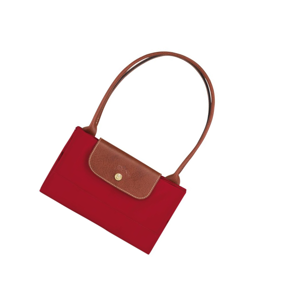 Longchamp Le Pliage Original L Schoudertassen Dames Rood | NL-JD03746
