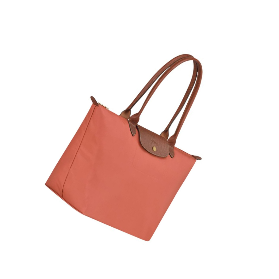 Longchamp Le Pliage Original L Schoudertassen Dames Roze | NL-LF09387
