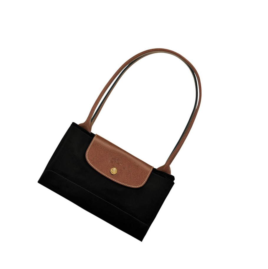 Longchamp Le Pliage Original L Schoudertassen Dames Zwart | NL-WI40258