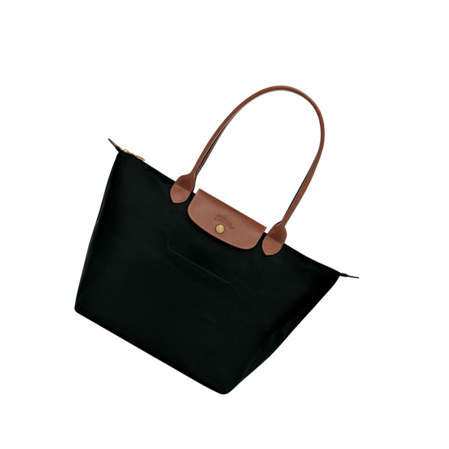 Longchamp Le Pliage Original L Schoudertassen Dames Zwart | NL-WI40258