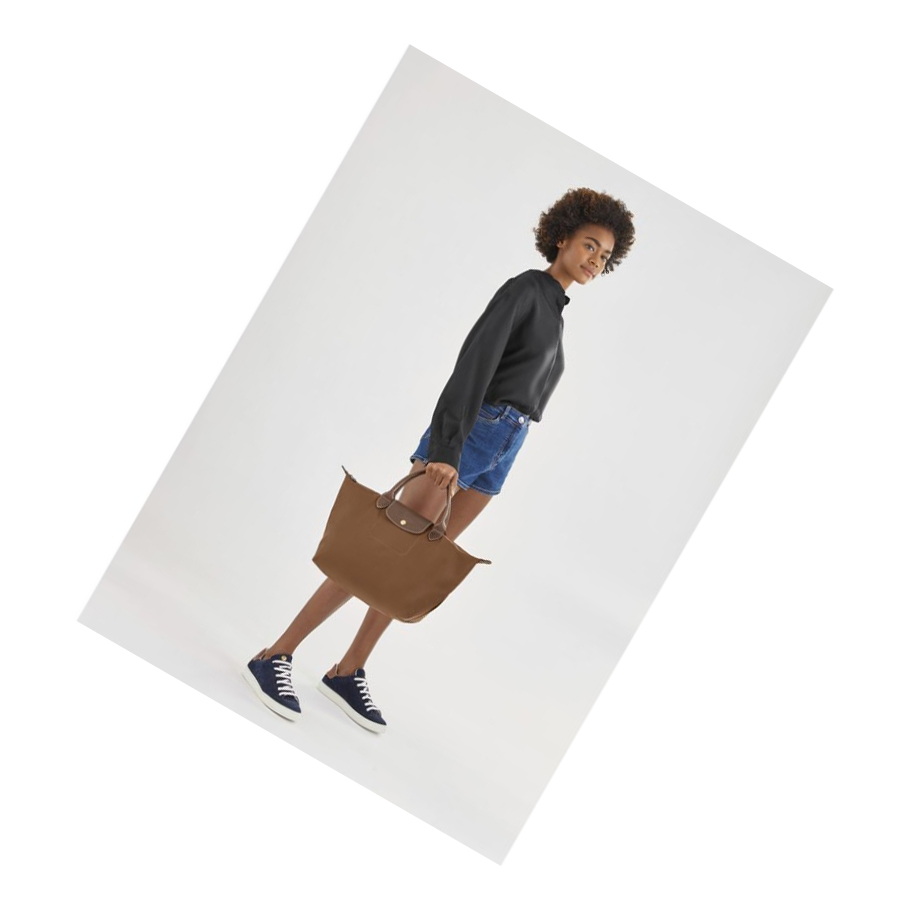 Longchamp Le Pliage Original M Handtas Dames Bruin | NL-CO03569