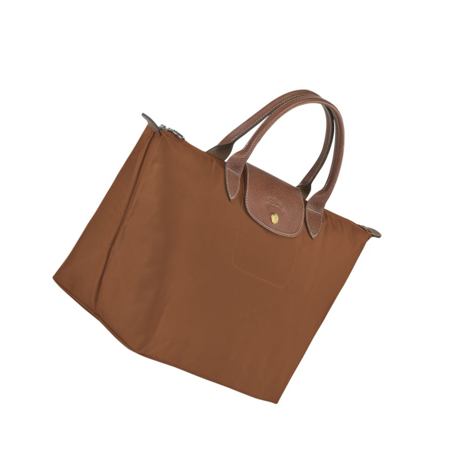 Longchamp Le Pliage Original M Handtas Dames Bruin | NL-CO03569