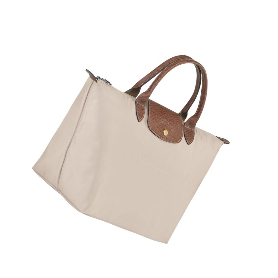 Longchamp Le Pliage Original M Handtas Dames Beige | NL-UD72185