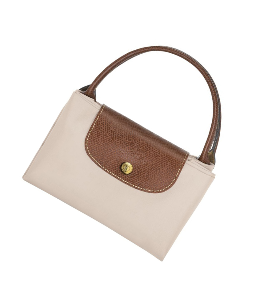 Longchamp Le Pliage Original M Handtas Dames Beige | NL-UD72185