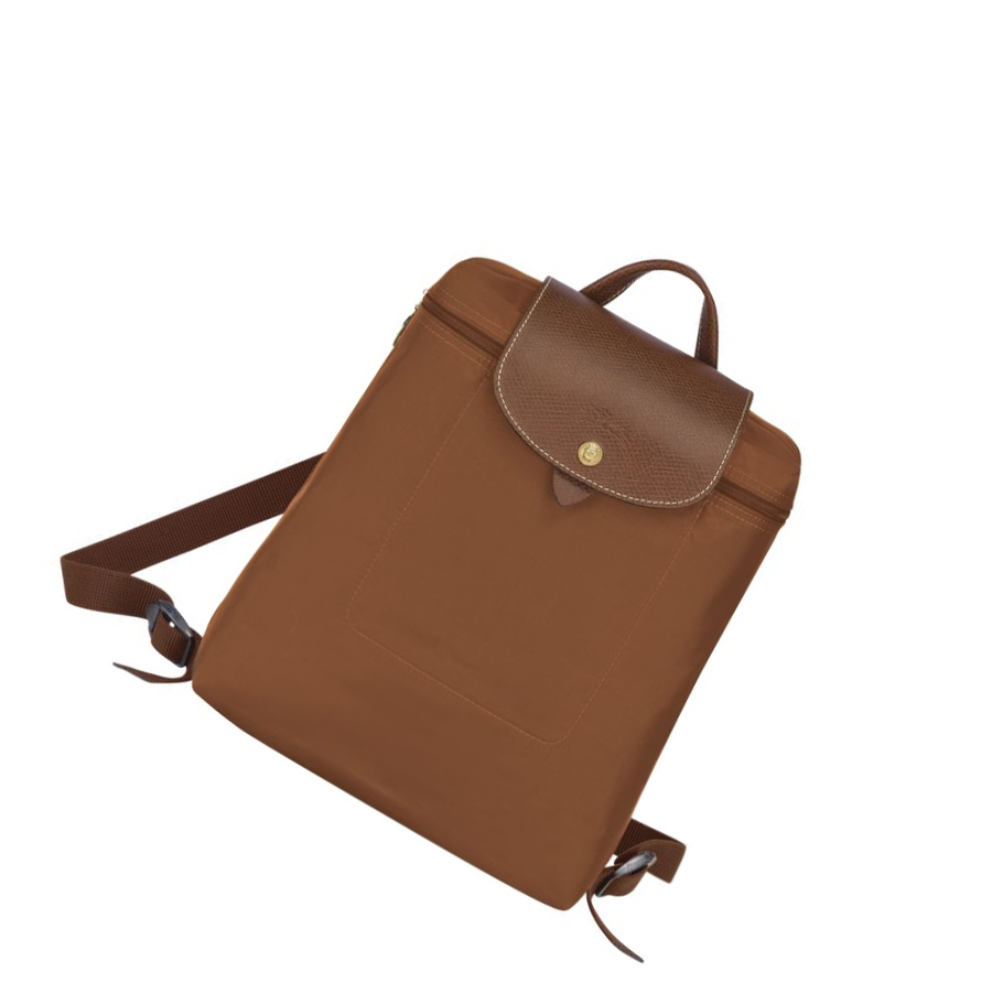 Longchamp Le Pliage Original Rugzak Dames Bruin | NL-UT72891