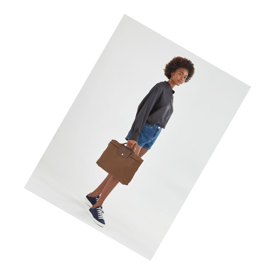 Longchamp Le Pliage Original S Aktetas Heren Bruin | NL-CT65870