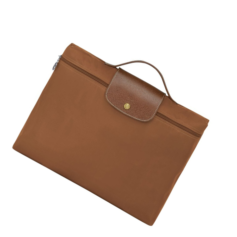 Longchamp Le Pliage Original S Aktetas Heren Bruin | NL-CT65870