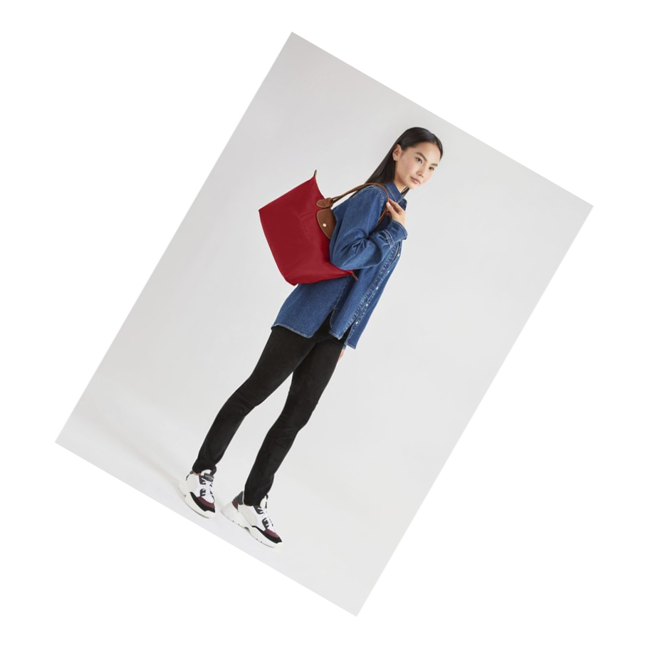 Longchamp Le Pliage Original S Schoudertassen Dames Rood | NL-JI14253