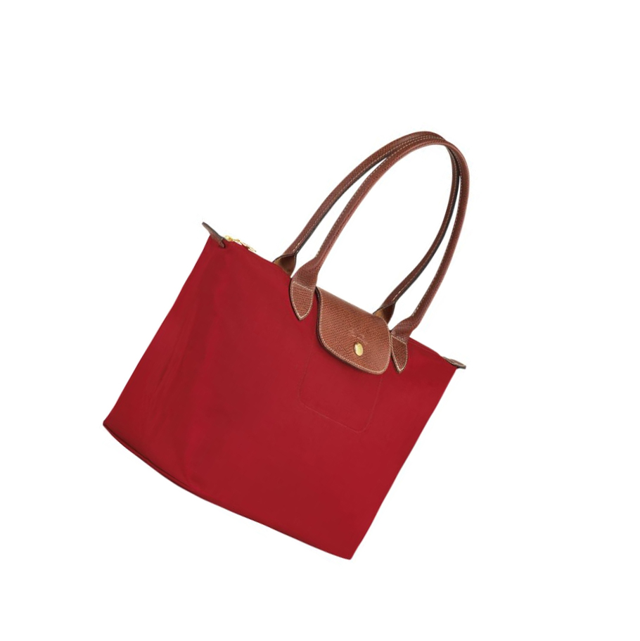 Longchamp Le Pliage Original S Schoudertassen Dames Rood | NL-JI14253