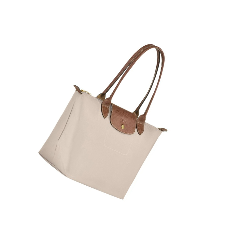 Longchamp Le Pliage Original S Schoudertassen Dames Beige | NL-TQ24759
