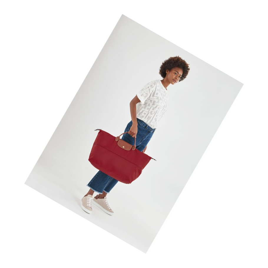 Longchamp Le Pliage Reistas Heren Rood | NL-PB64172