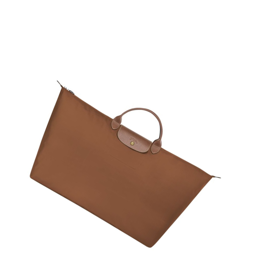 Longchamp Le Pliage XL Reistas Heren Bruin | NL-DZ51279
