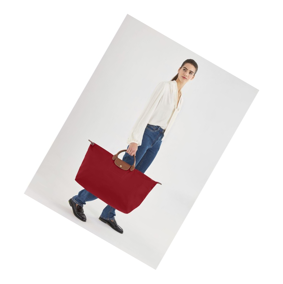 Longchamp Le Pliage XL Reistas Heren Rood | NL-MA91504