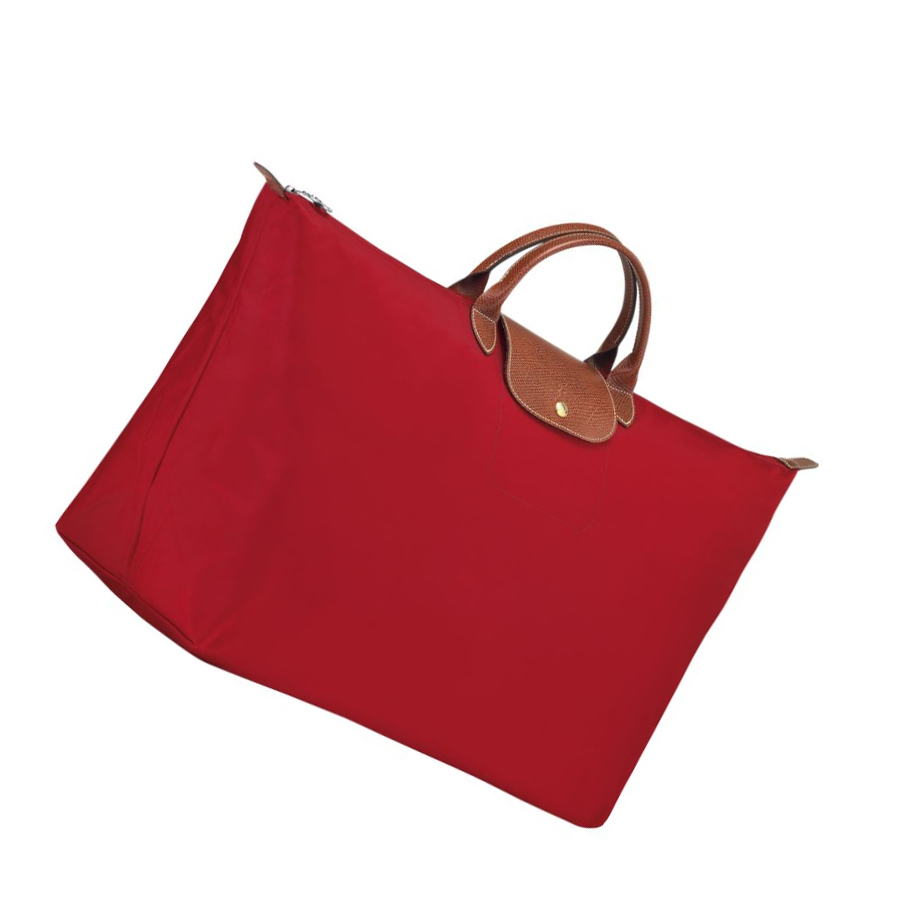 Longchamp Le Pliage XL Reistas Heren Rood | NL-MA91504
