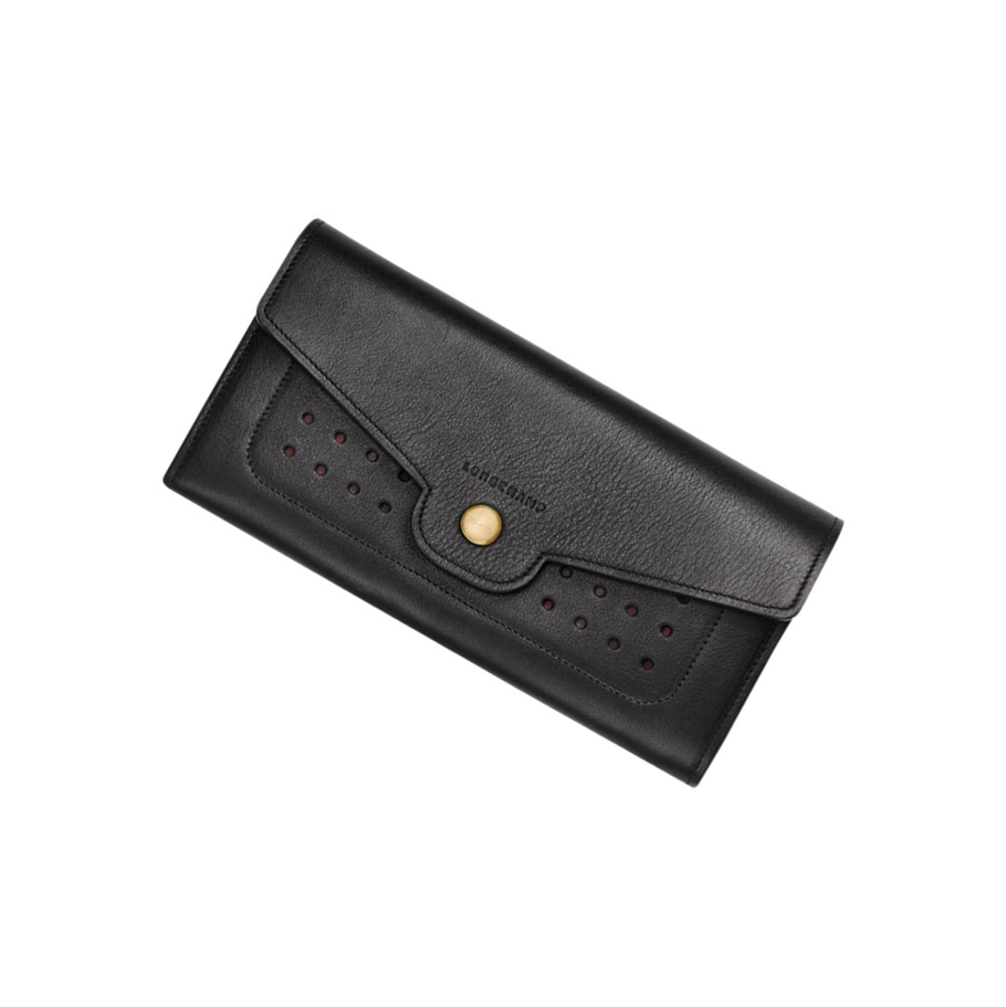 Longchamp Mademoiselle Portefeuille Dames Zwart | NL-TI59037