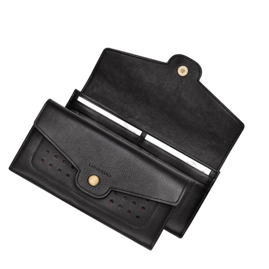 Longchamp Mademoiselle Portefeuille Dames Zwart | NL-TI59037