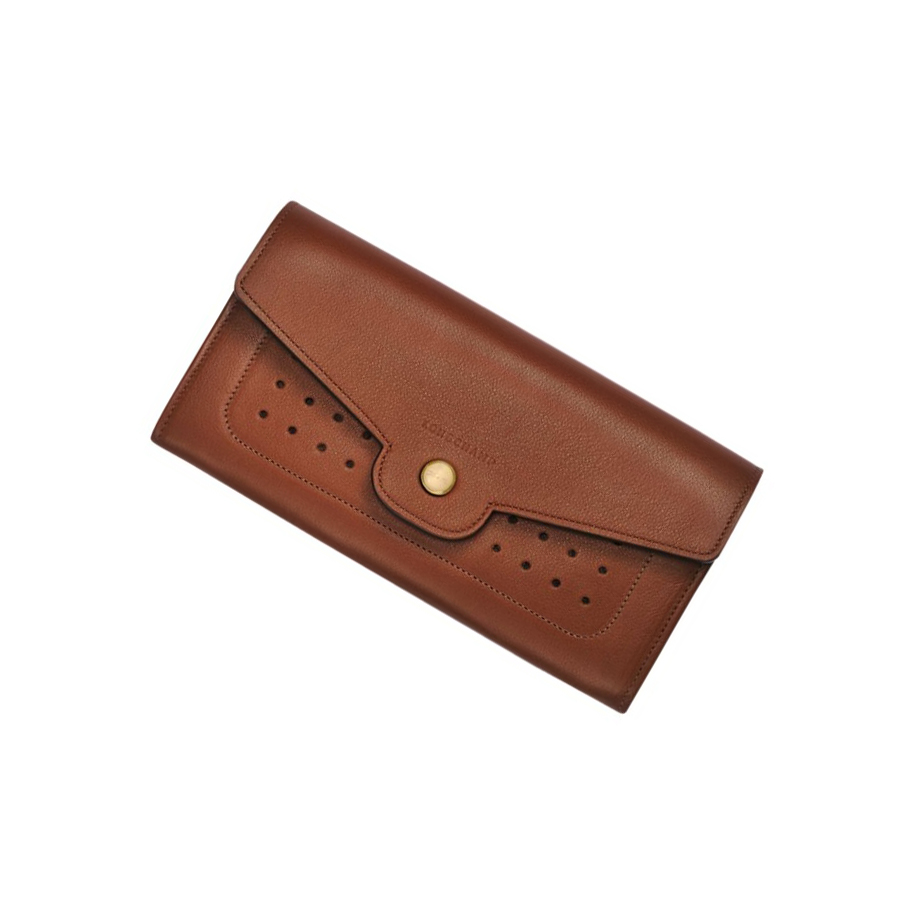 Longchamp Mademoiselle Portefeuille Dames Bruin | NL-WZ13546