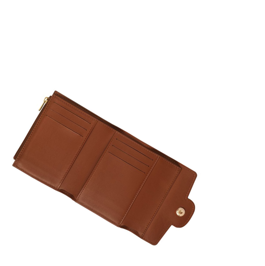 Longchamp Mademoiselle Portefeuille Dames Bruin | NL-YP35647