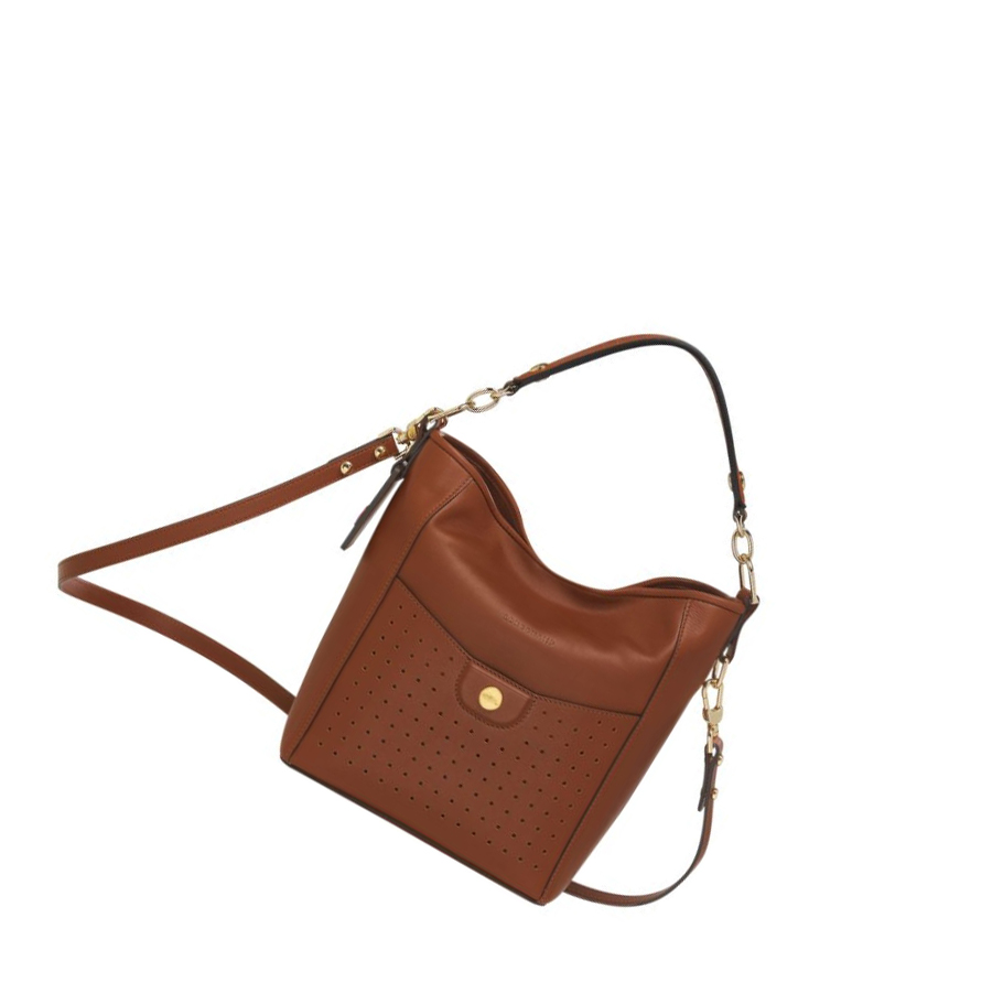 Longchamp Mademoiselle S Schoudertassen Dames Bruin | NL-LC53480