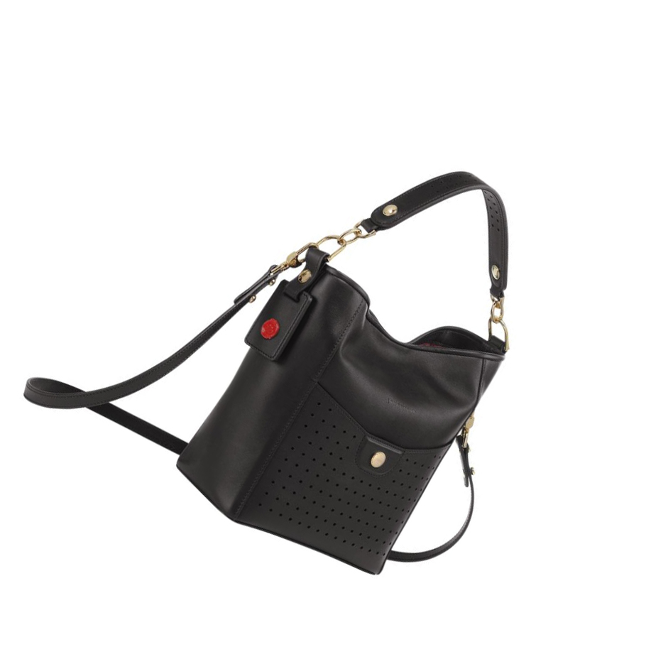 Longchamp Mademoiselle S Schoudertassen Dames Zwart | NL-ML34562