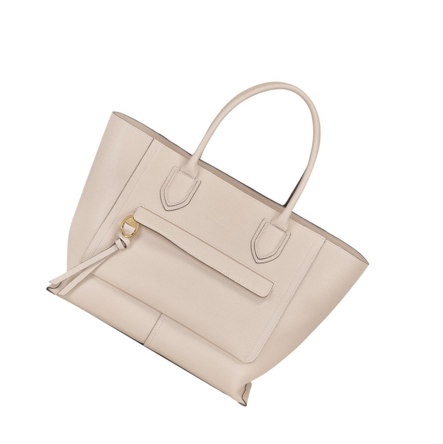Longchamp Mailbox L Handtas Dames Beige | NL-CF75092