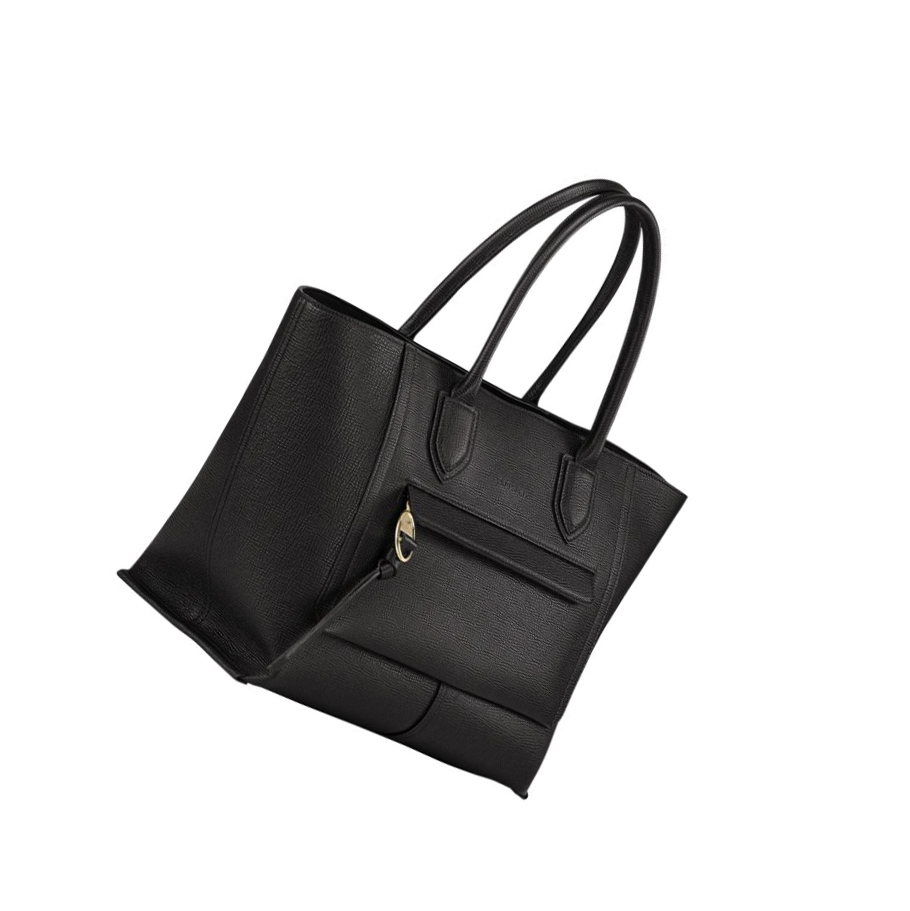 Longchamp Mailbox L Handtas Dames Zwart | NL-TQ15396