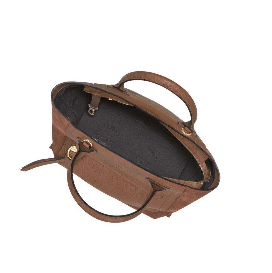 Longchamp Mailbox M Handtas Dames Bruin | NL-GE53940
